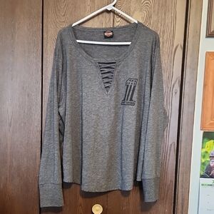 Harley-Davidson Charcoal Long Sleeve Tee